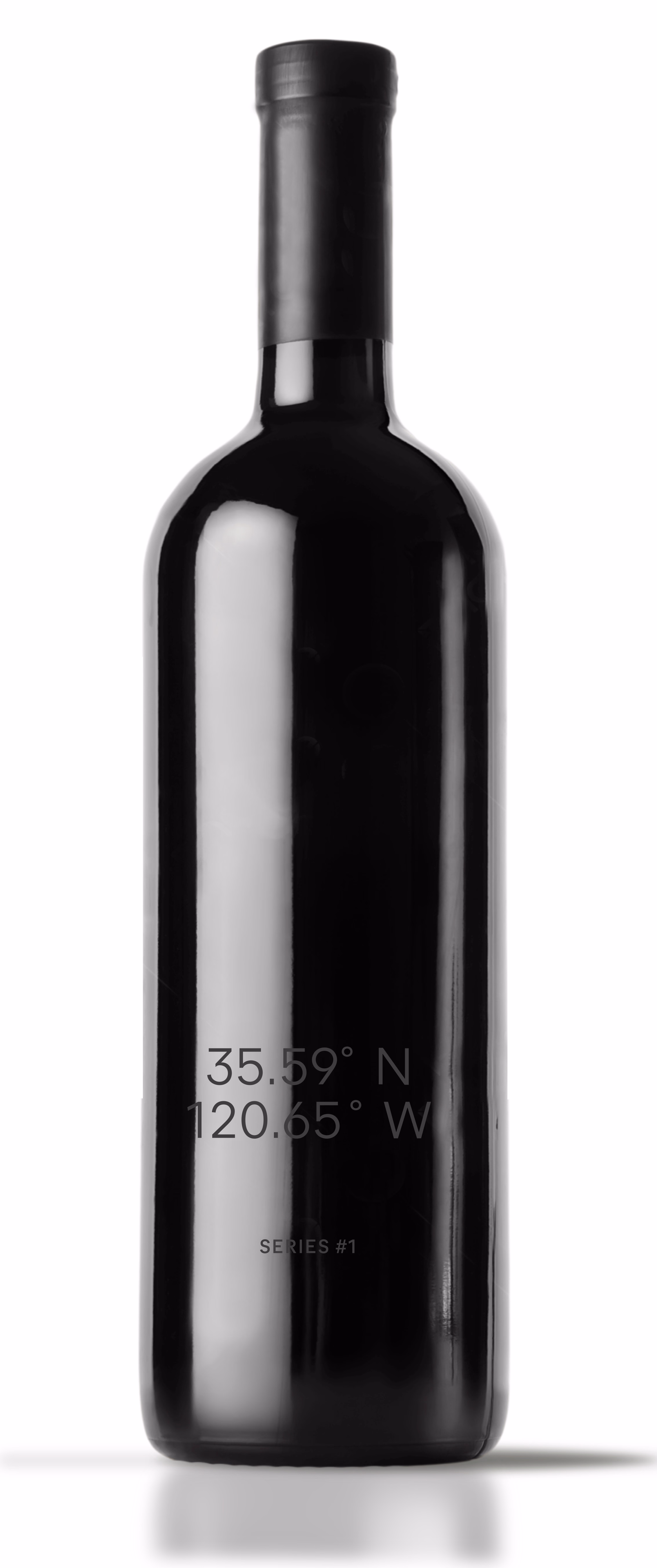 Black Label wine bottle