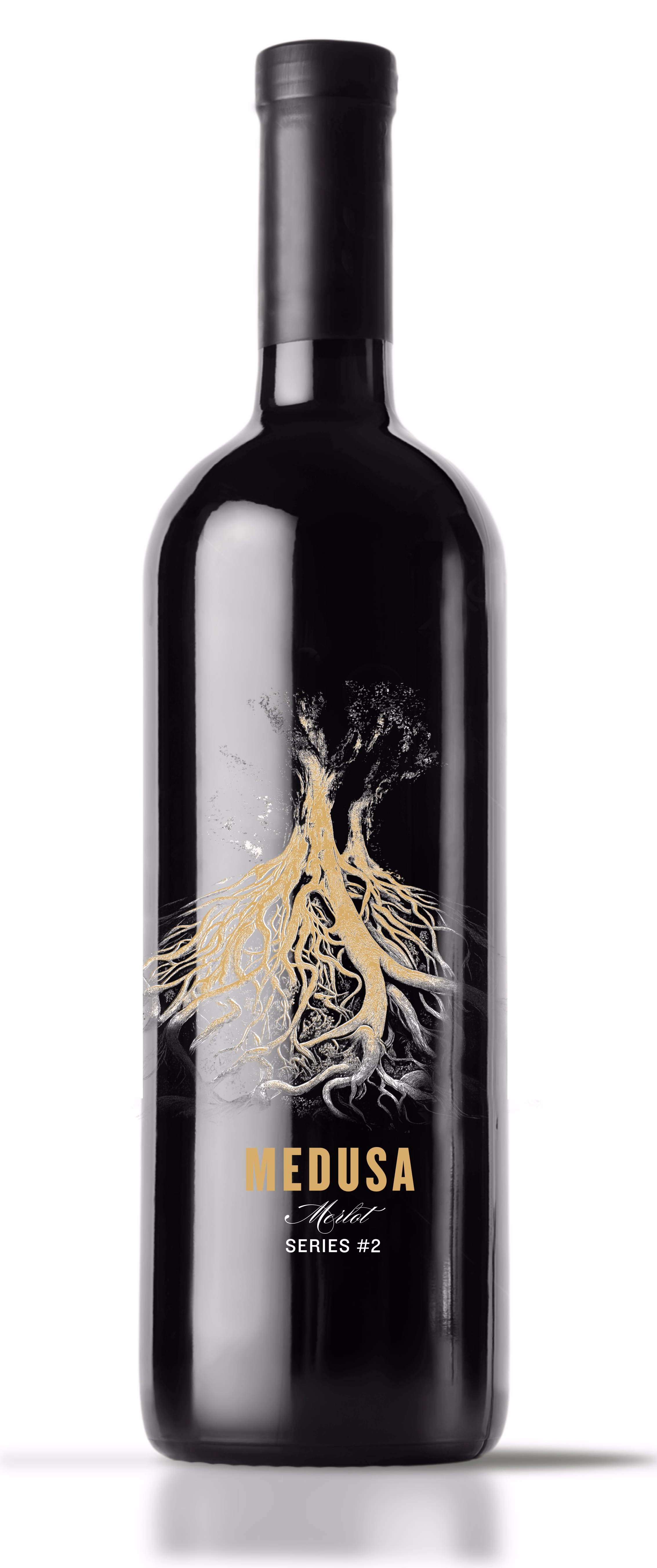 Medusa wine bottle