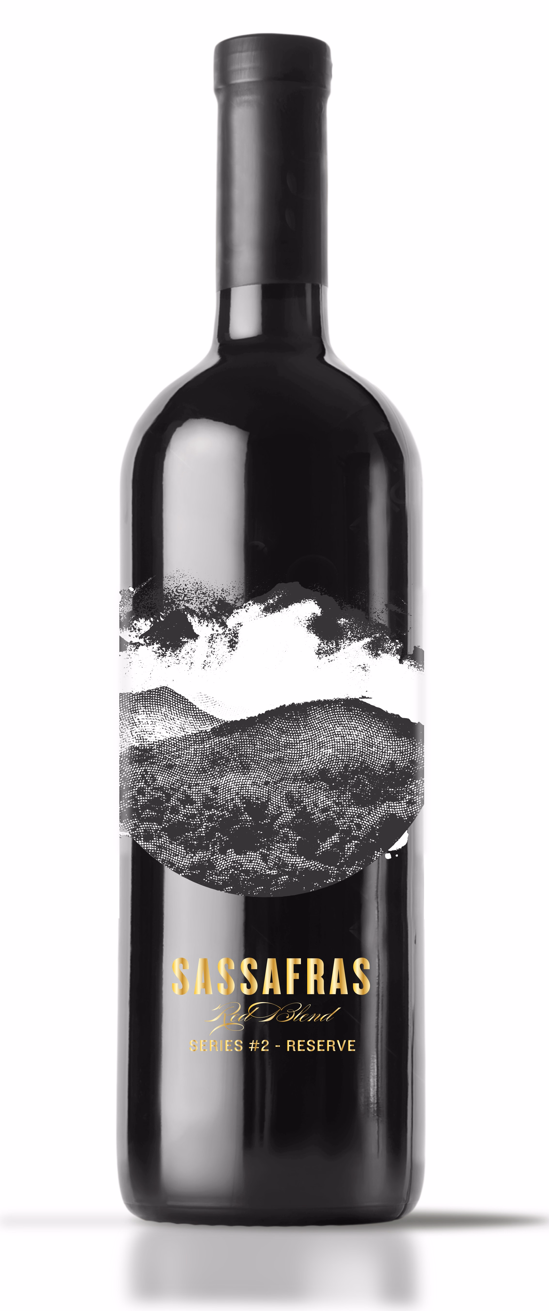 Sassafras wine bottle